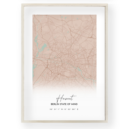 Personalisiertes Kartenposter: Classic Edition