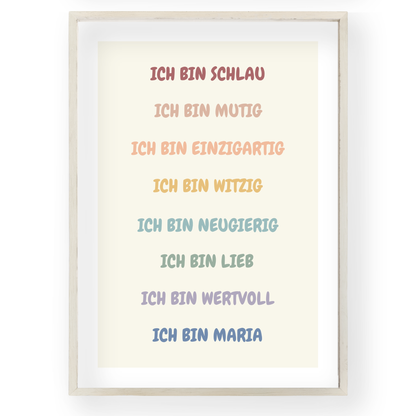 Kids' Affirmation Poster