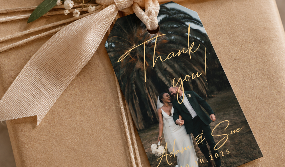Personalised gift tags by Das Posterwerk