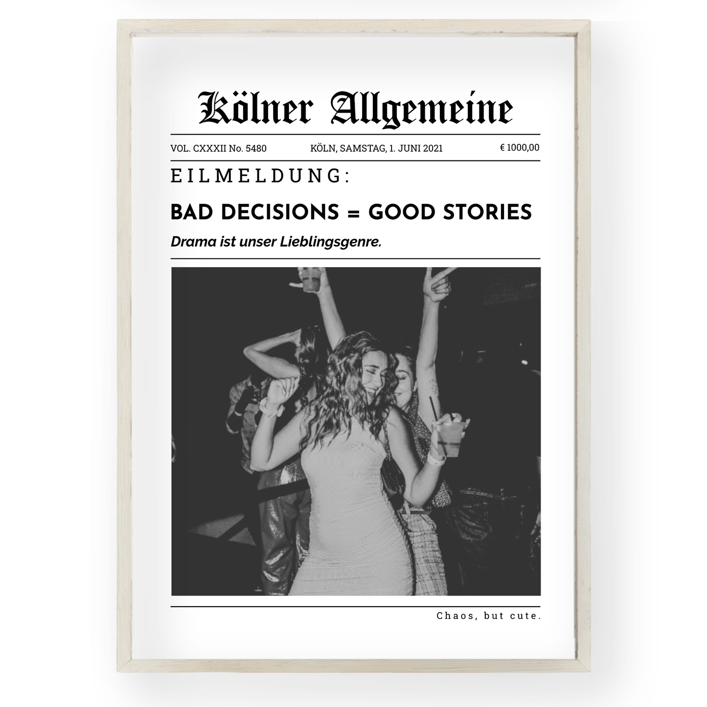 Personalisiertes Zeitungs-Poster: Newspaper Collection