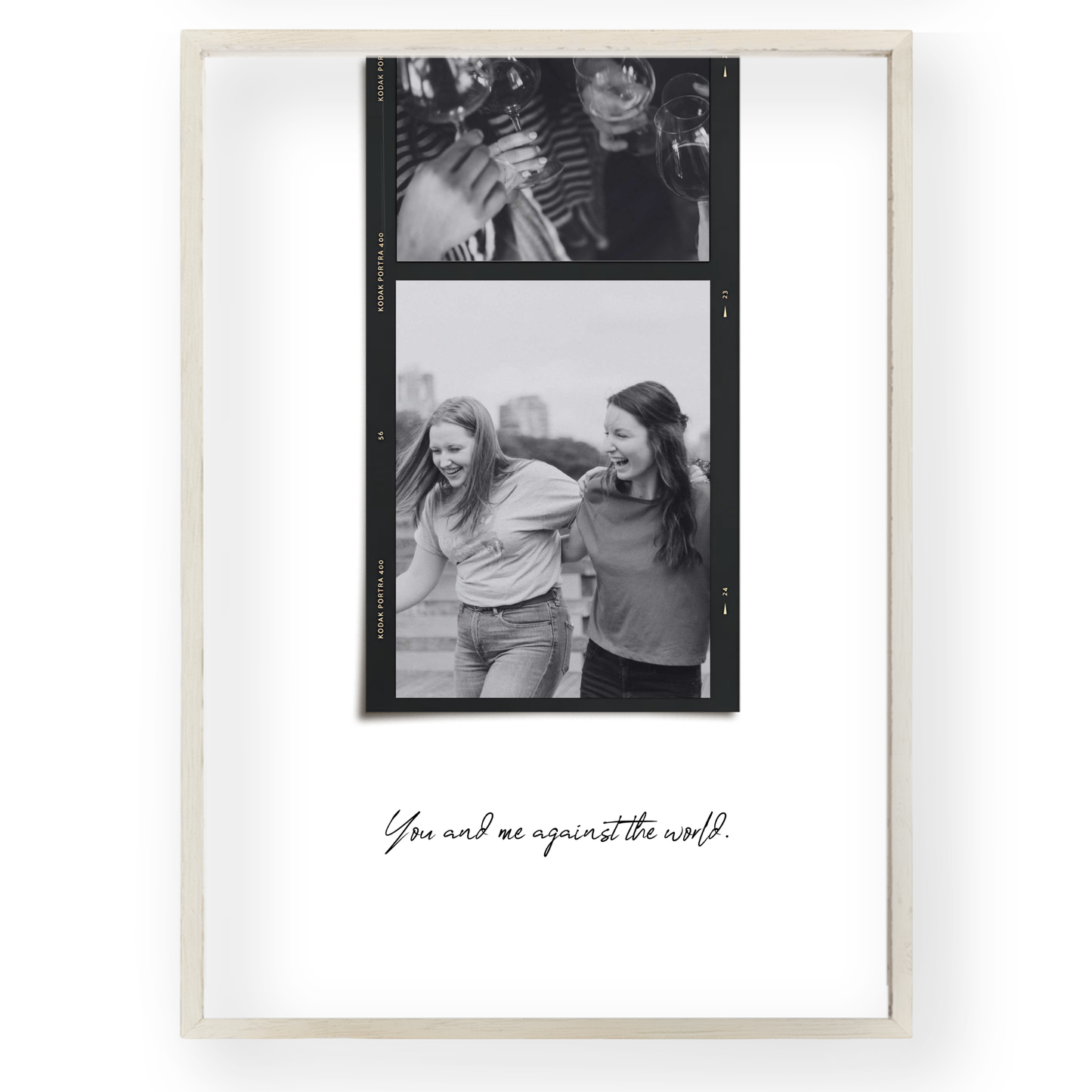 Personalisiertes Filmstrip-Poster: Noir Edition